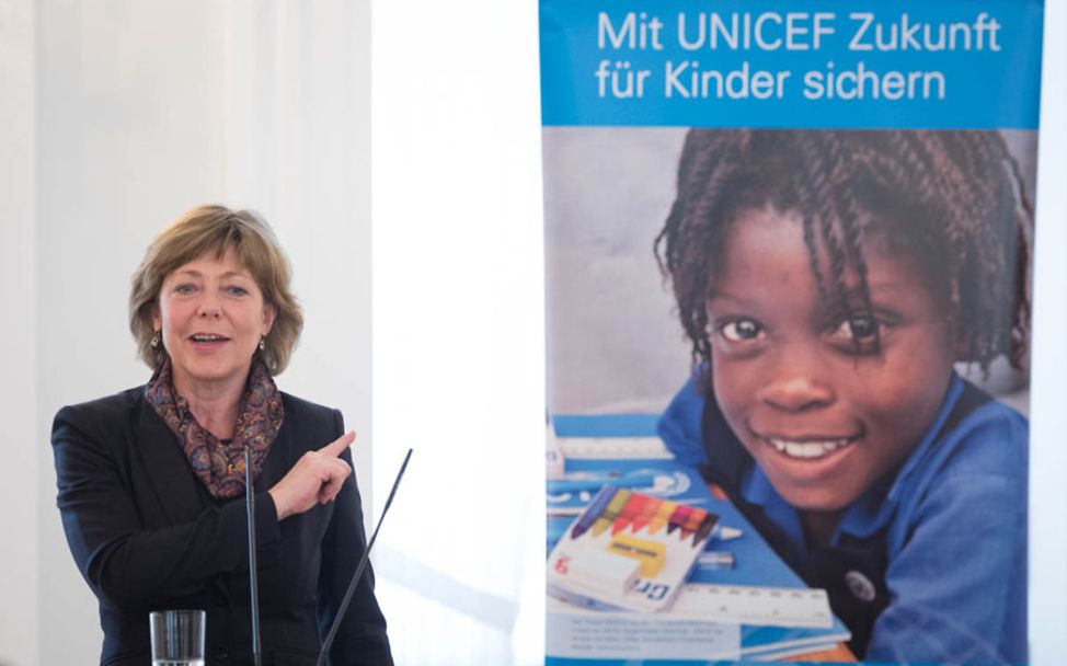 UNICEF-Schirmherrin Daniela Schadt