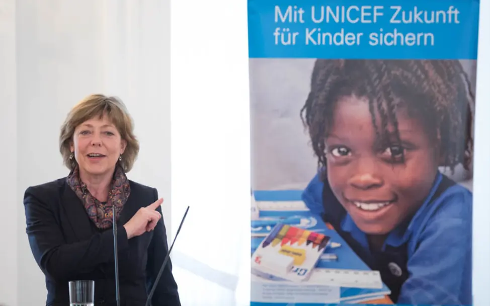 UNICEF-Schirmherrin Daniela Schadt | © Bundesregierung/Steffen Kugler UNICEF-Schirmherrin Daniela Schadt