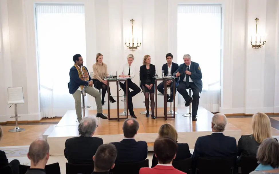 Podiumsdiskussion beim UNICEF-Neujahrsgespräch | © Bundesregierung/Steffen Kugler Podiumsdiskussion beim UNICEF-Neujahrsgespräch