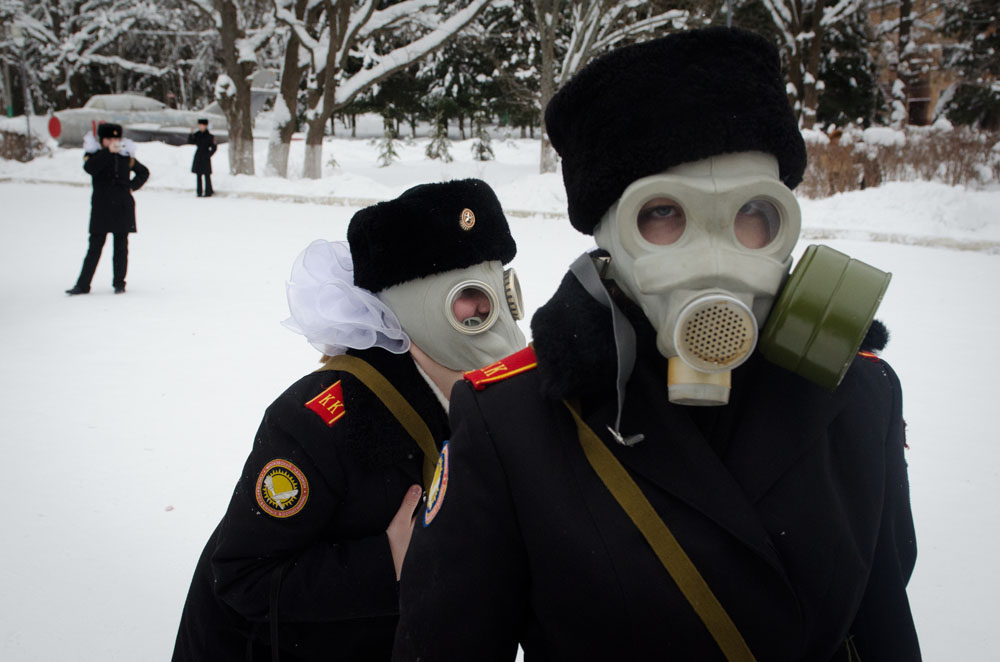 Russia: Standing to attention in school | ©Sergey Kozmin/Focus Russia: Standing to attention in school