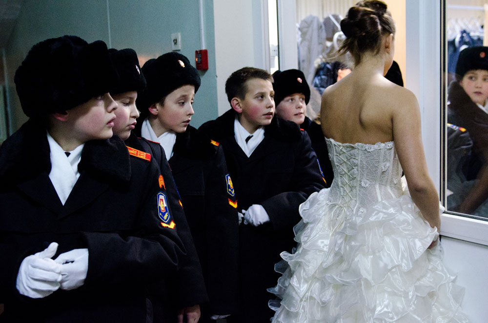 Russia: Standing to attention in school | ©Sergey Kozmin/Focus Russia: Standing to attention in school