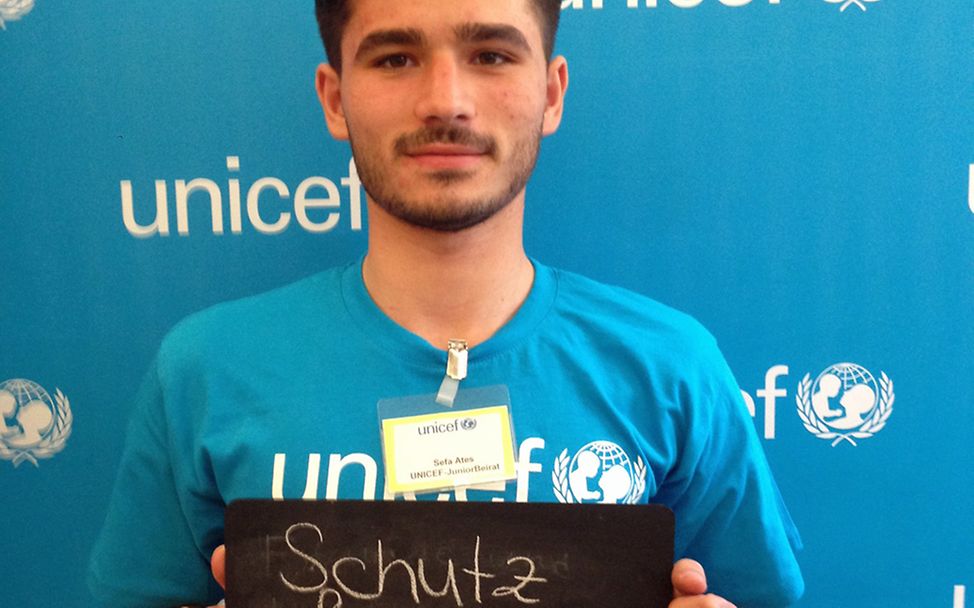 MakeyourwishUNICEF: JuniorBeirat Sefa wünscht Flüchtlingskindern Schutz.