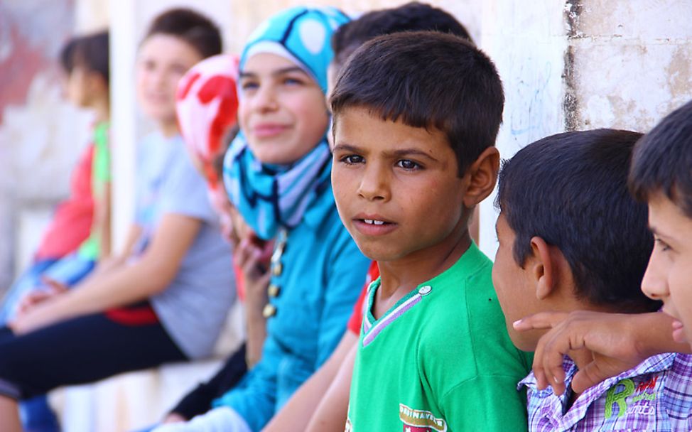 Hassan und seine Freunde in Aleppo.