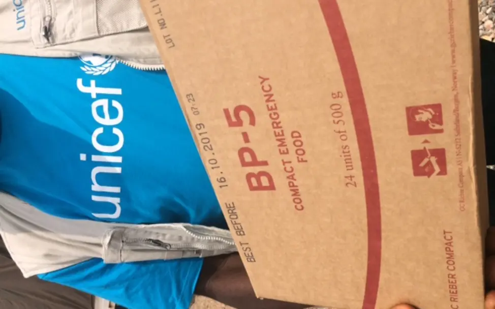 © UNICEF/Andrea James BP5 supplies