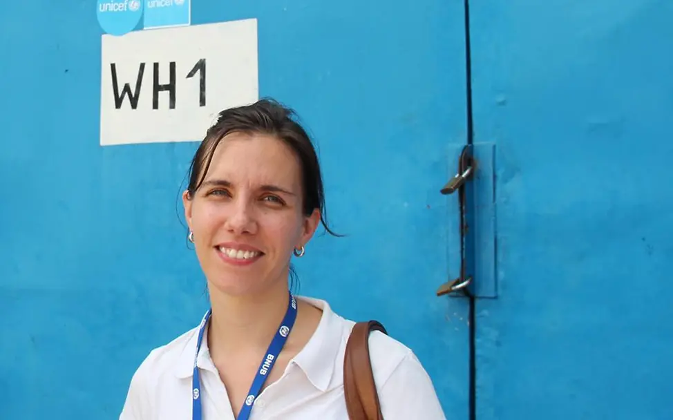 UNICEF-Mitarbeiterin Anne ist verantwortlich für das Warenlager Burundi