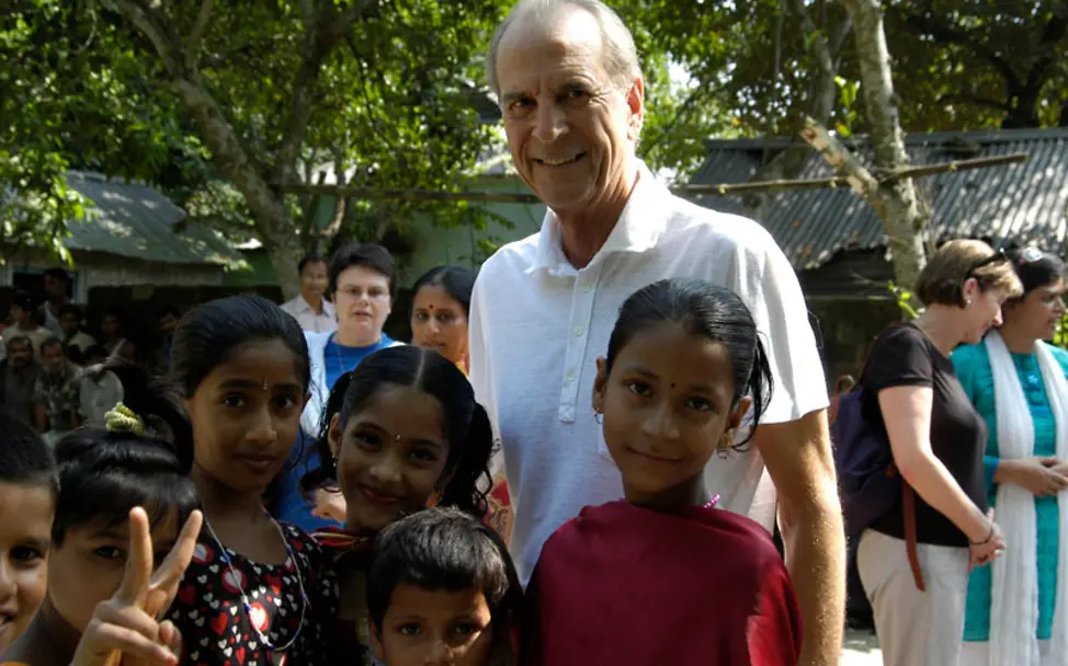 Dr. Jürgen Heraeus in Bangladesch | © UNICEF/Rudi Tarneden 80. Geburtstag: Dr. Jürgen Heraeus in Bangladesch