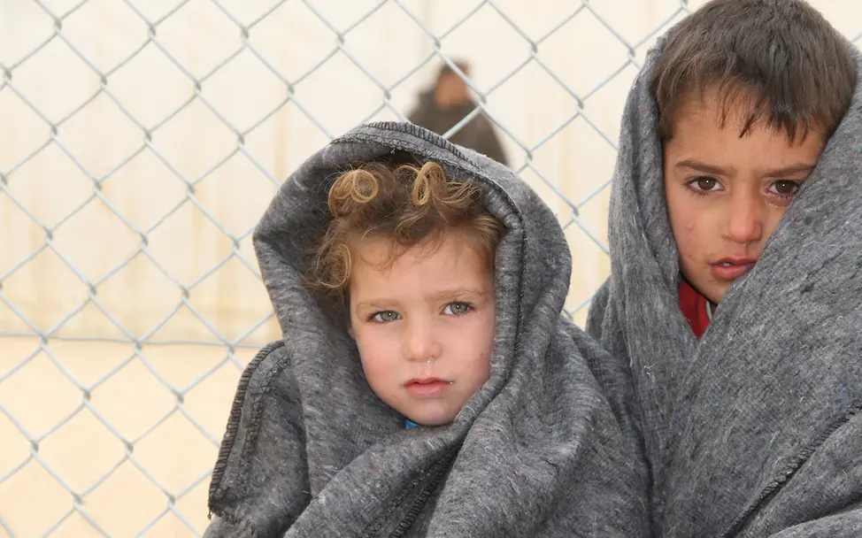 Zwei syrische Flüchtlingskinder in Jordanien. © UNICEF Jordan/Al-Masri Zwei syrische Flüchtlingskinder in Jordanien. © UNICEF Jordan/Al-Masri