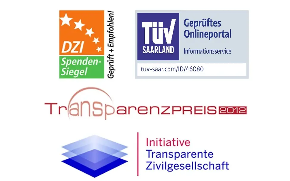 Transparenzsiegel und Transparenzpreise für UNICEF Deutschland