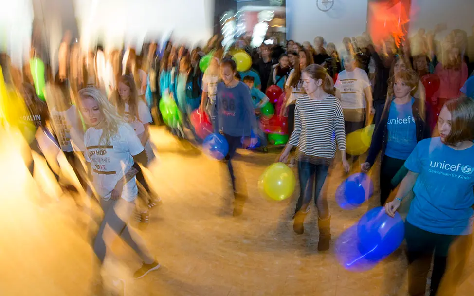Zum Abschluss gab es einen Tanz Flashmob | © Leif Piechowski Partnerstadt Stuttgart: Ein Highlight war der Tanz Flashmob
