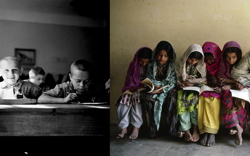 70 Jahre UNICEF: Kinder in Kroatien und Pakistan in der Schule