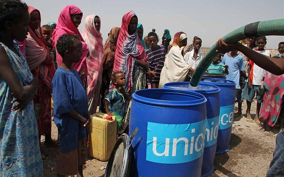 Sauberes Wasser und Hygiene schützen 