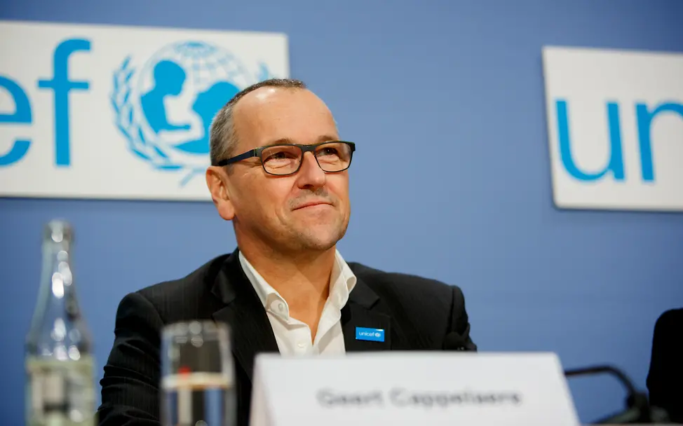 Geert Cappelaere, UNICEF Regionaldirektor für den Mittleren Osten und Nordafrika | © UNICEF/Julia Zimmermann Geert Cappelaere, UNICEF Regionaldirektor für den Mittleren Osten und Nordafrika