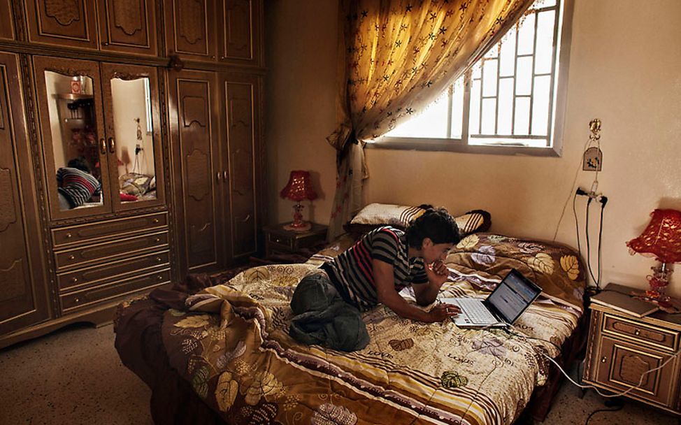 Lebanon: Mohammed loves to swim | © Laura Boushnak (Freelance Photographer, Rawiya Collective) 