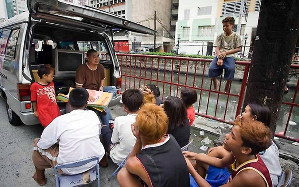 School in the street