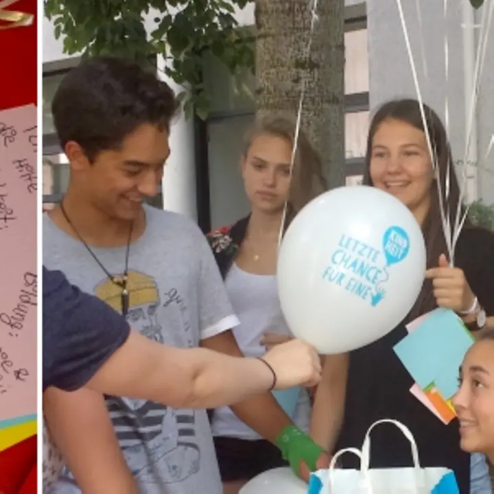 UNICEF-AG lässt Wünsche für Kinder in den Himmel steigen © Hamacher/ANGELL UNICEF-AG lässt Wünsche für Kinder in den Himmel steigen © Hamacher/ANGELL