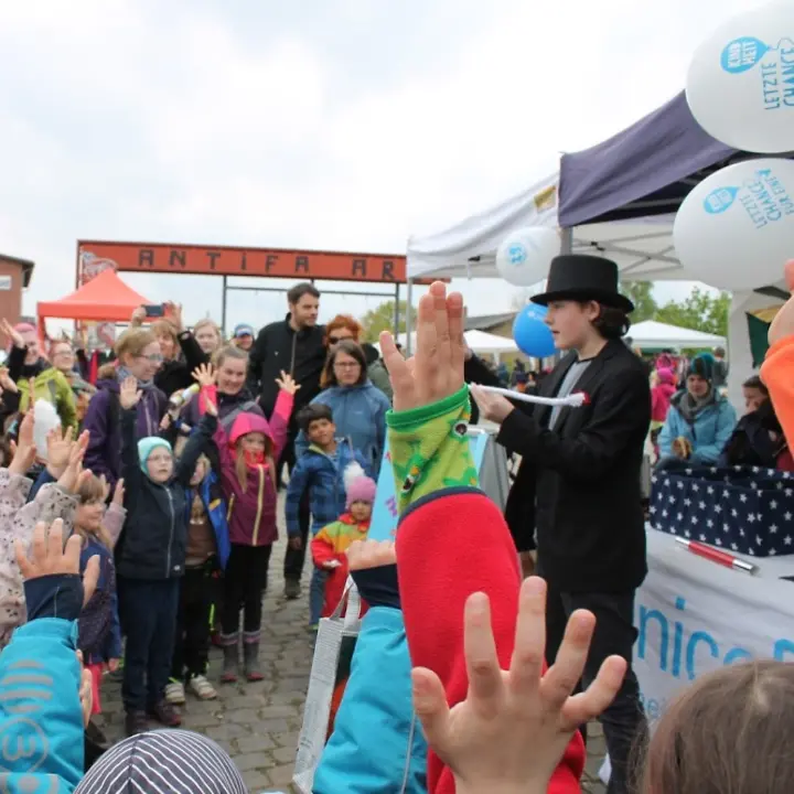 Juniorteam Westbesuch 2017 1 Das Juniorteam beim Straßenfest Westbesuch in Plagwitz