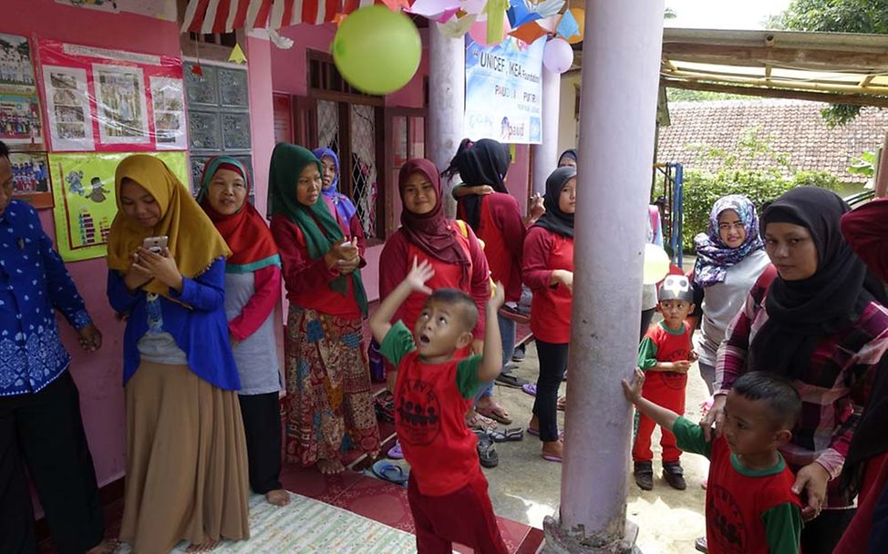 UNICEF Projektreise nach Indonesien: Kinder im Kindergarten