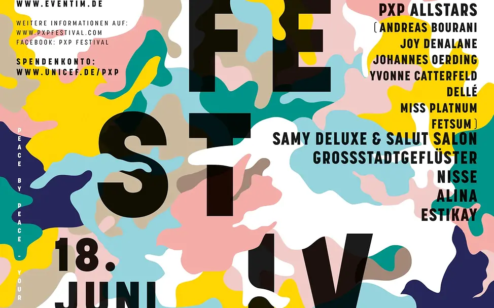 PxP-Festival am 18. Juni, Waldbühne Berlin Plakat des diesjährigen PxP-Festivals in Berlin