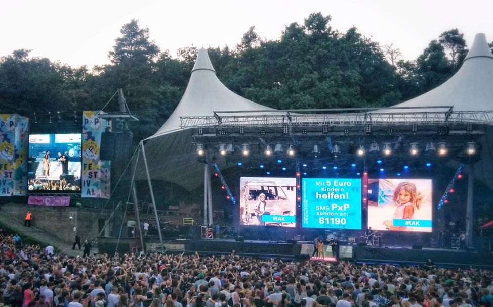 PxP-Festival: Die Waldbühne Berlin am Abend