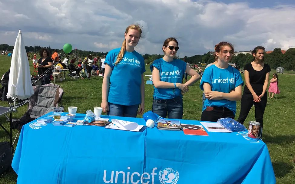 UNICEF Berlin beim Sommerfest TdF © UNICEF Berlin Neuer Inhalt (1)