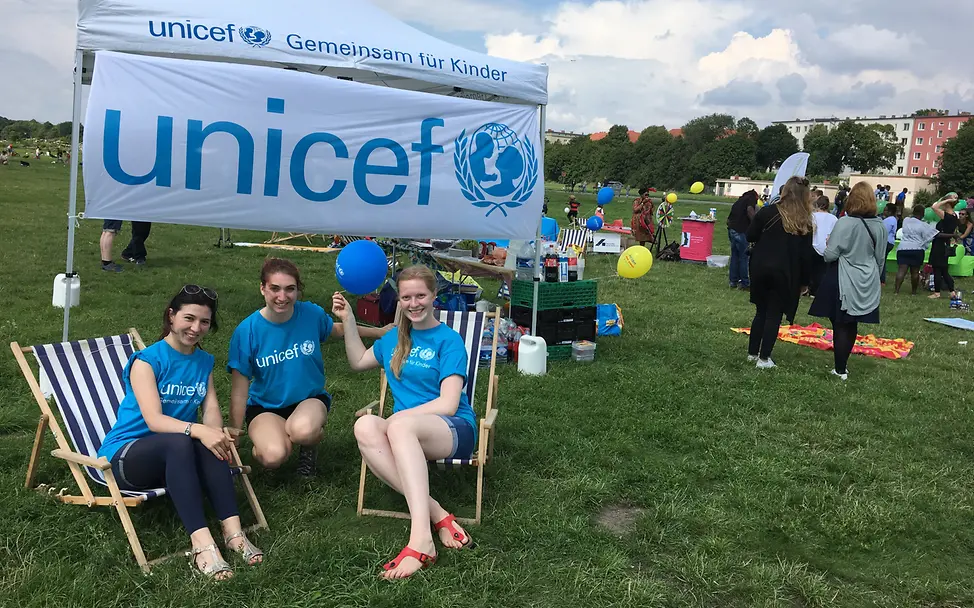 UNICEF Berlin beim Sommerfest TdF © UNICEF Berlin Neuer Inhalt (2)