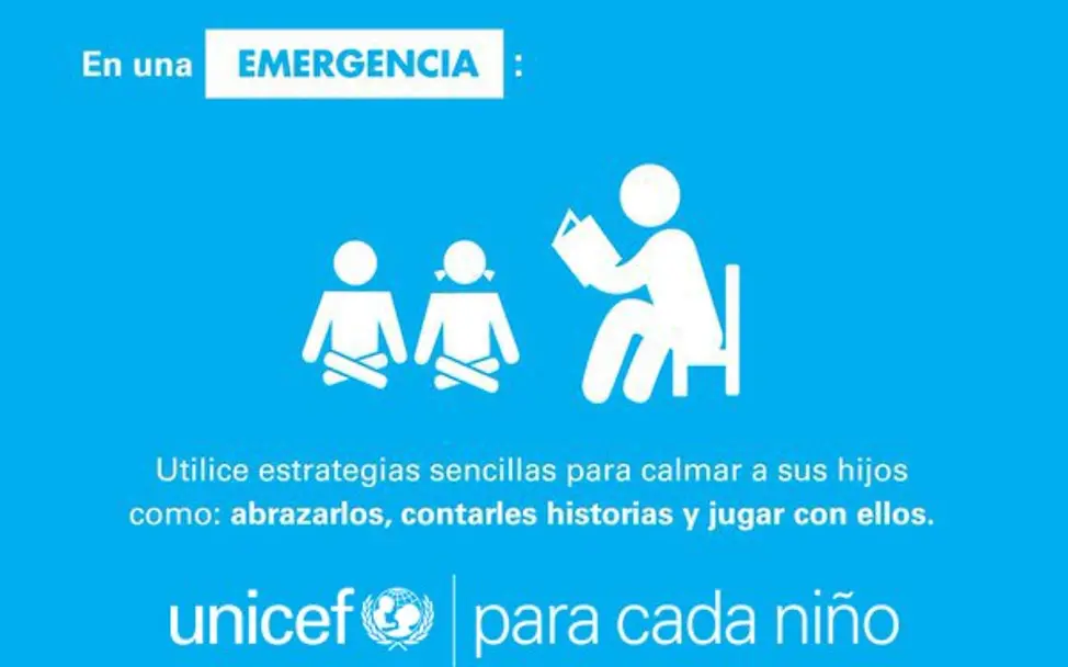 UNICEF gibt über soziale Netzwerke Tipps für Eltern | © UNICEF Mexiko Mexiko Erdbeben: UNICEF hilft Eltern mit Tipps auf Infografiken