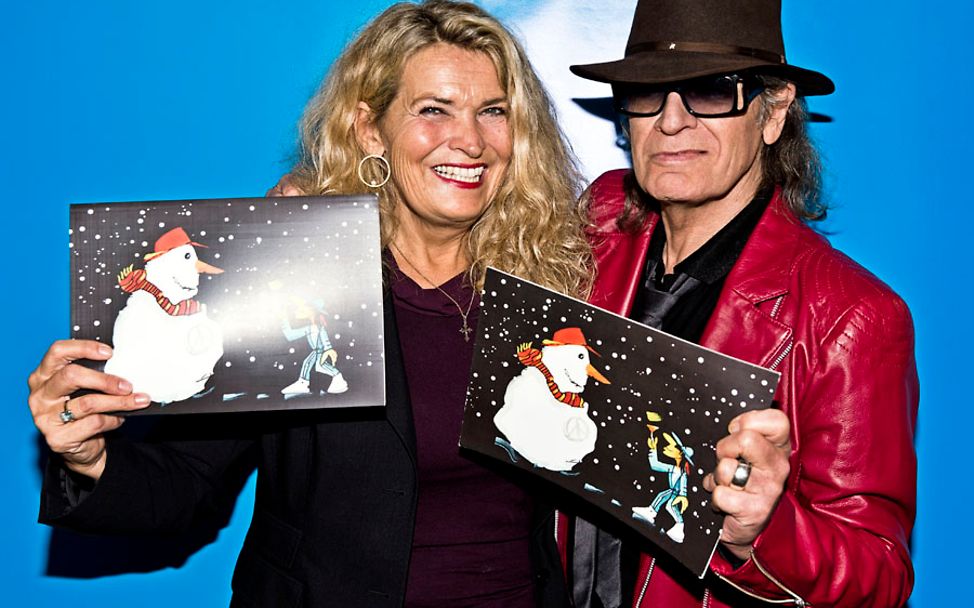 Udo Lindenberg Grußkarte: Treffen mit UNICEF-Kollegin Claudia Berger