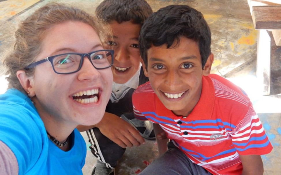 Sieben Gründe für's Ehrenamt: Kerstin Schönenborn und zwei Jungs.