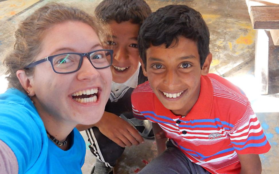 Sieben Gründe für's Ehrenamt: Kerstin Schönenborn und zwei Jungs.