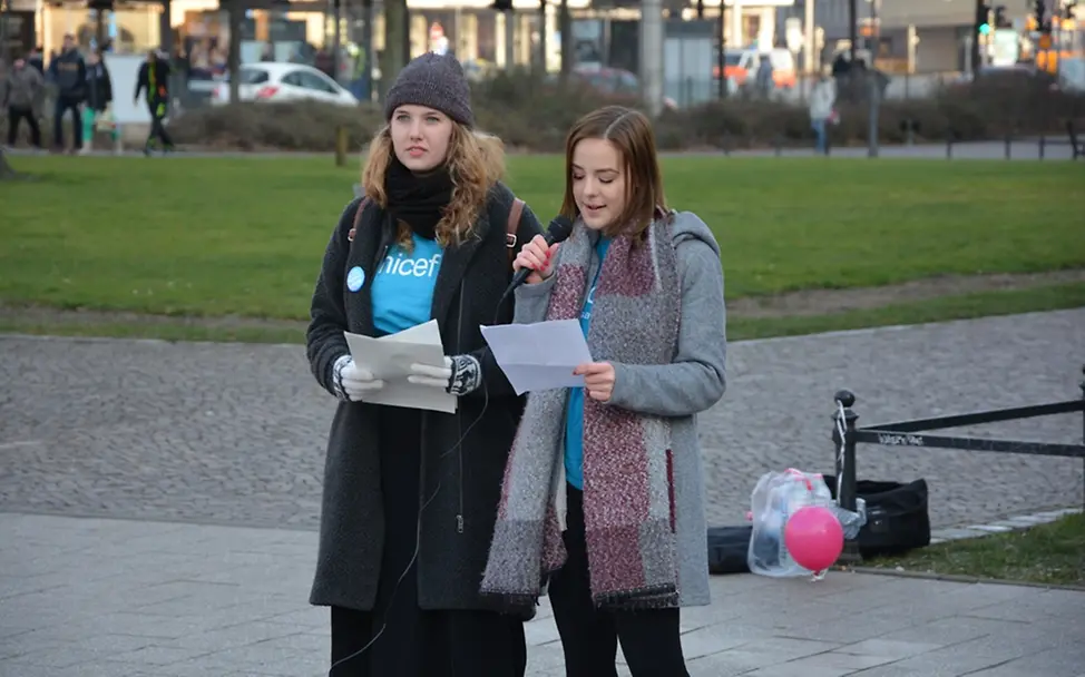 One Billion Rsing 4 Juniorteam Leipzig beim One Billion Rising