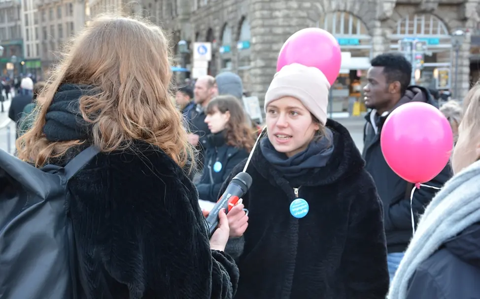One Billion Rising 3 Juniorteam Leipzig beim One Billion Rising