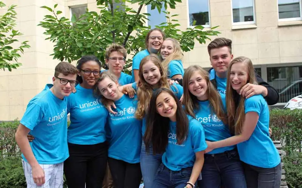 Wählerisch: Ein Gruppenbild des UNICEF-JuniorBeirats