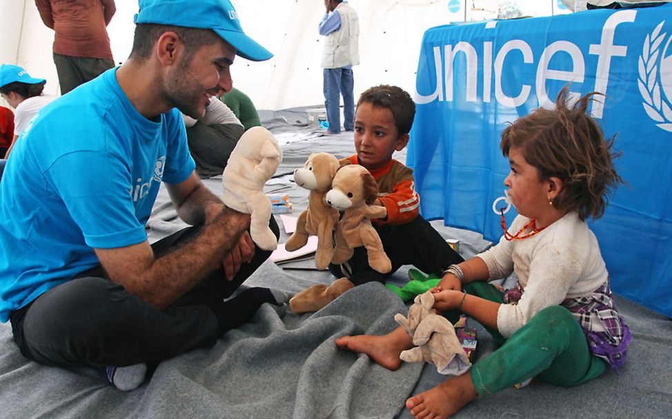 Irak: UNICEF-Hilfe für traumatisierte Kinder 