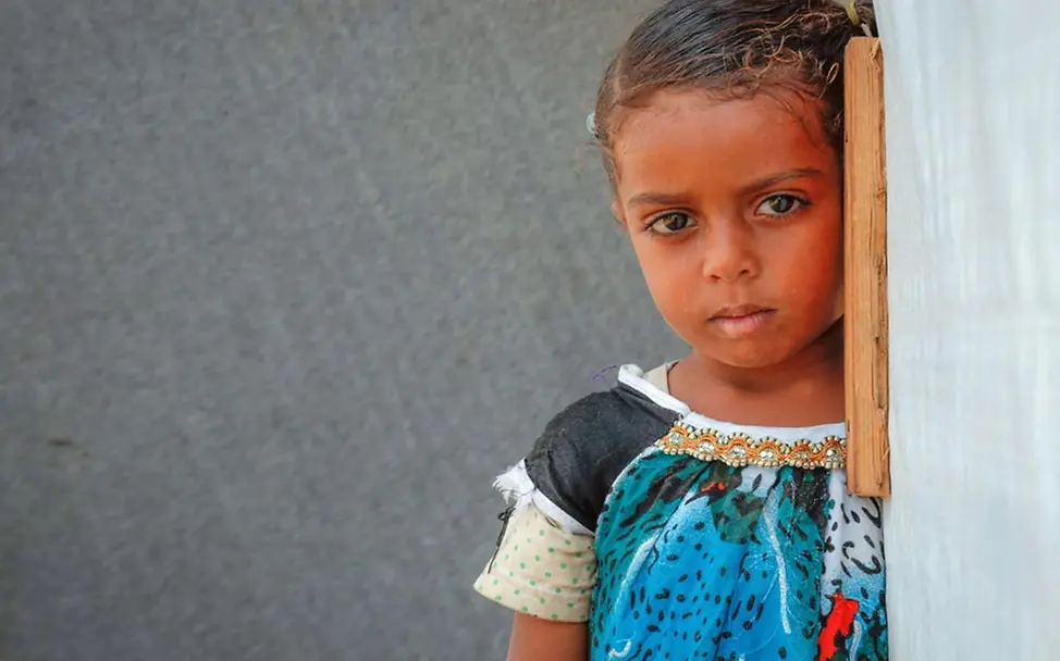 Dieses Mädchen hat auf der Flucht vor der Gewalt ihre Heimat verlassen. | © UNICEF/Mohammed Dieses Mädchen hat auf der Flucht vor der Gewalt ihre Heimat verlassen.