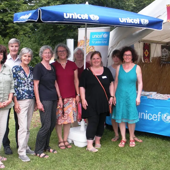 Das UNICEF Team auf dem Afrikafest in Landshut 2018 Neuer Inhalt