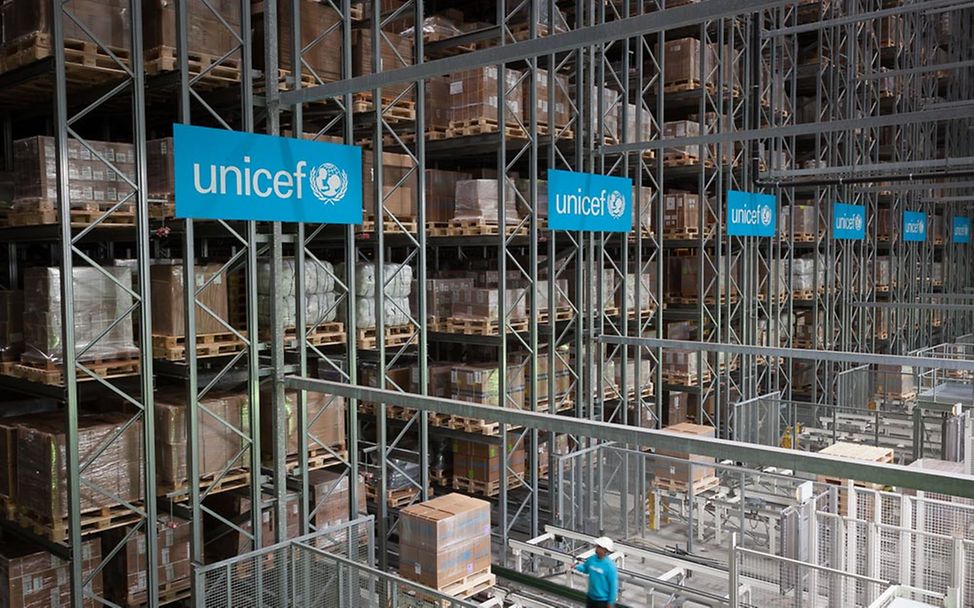 Kopenhagen: UNICEF-Logistikzentrum