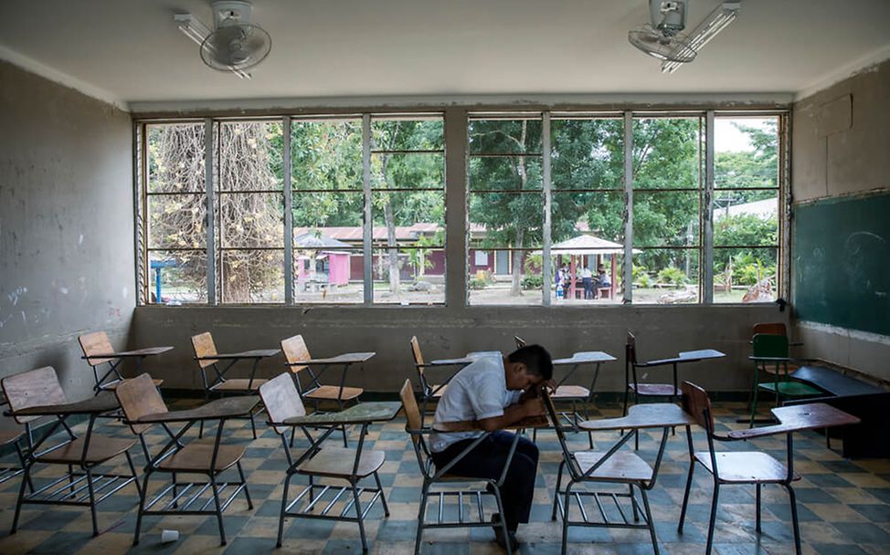 Ein Klassenzimmer in Honduras