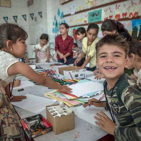 Irak: Schülerinnen und Schüler im Al-Salam Youth Centre