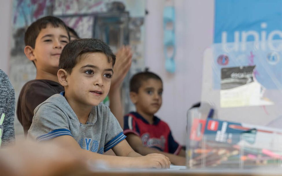 Kinder im Zaatari Camp