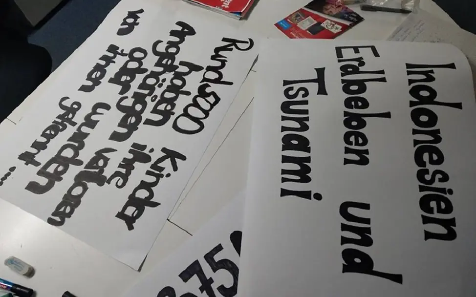 Hilfe für Indonesien! Aktion der HSG Frankfurt am Main Hilfe für Indonesien! Aktion der HSG Frankfurt am Main