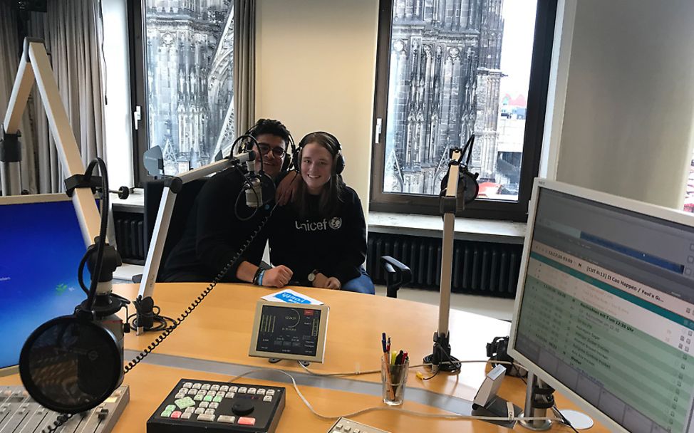 Berkay und Jasmin sind im Domradio