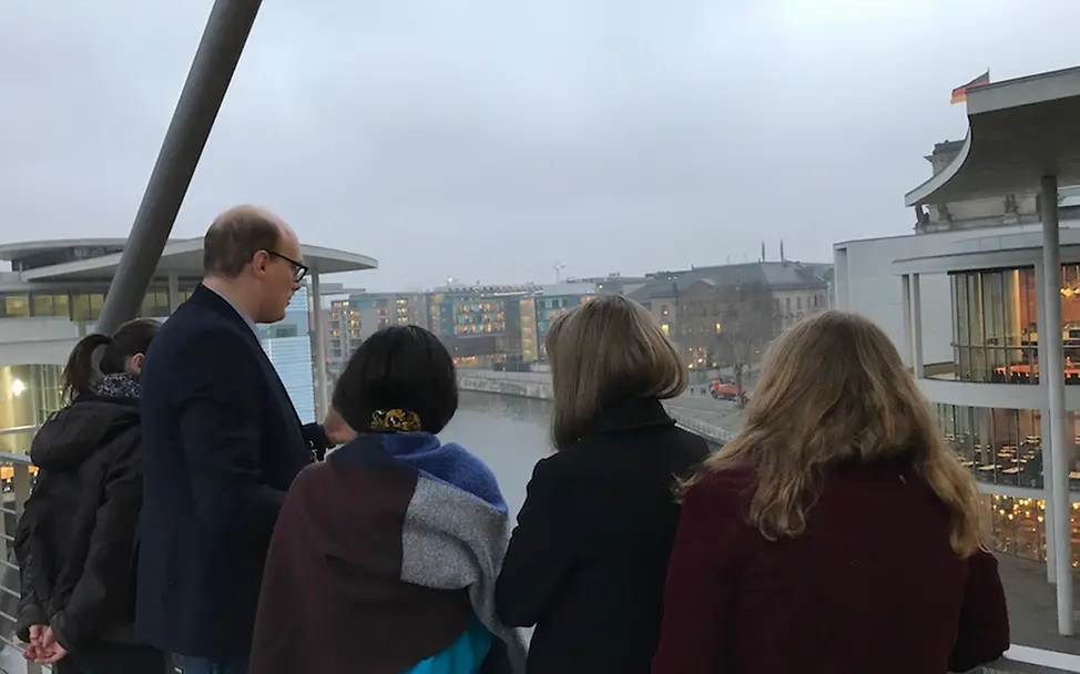Führung durch den Bundestag | © UNICEF Potsdam/2019/Schrödelsecker