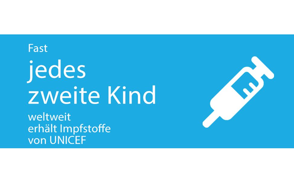 UNICEF ist der größte Impfstofflieferant der Welt