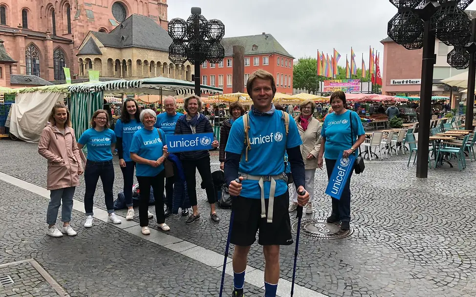 Zwischenziel Mainz mit der Mainzer AG © UNICEF/2019/Sieker