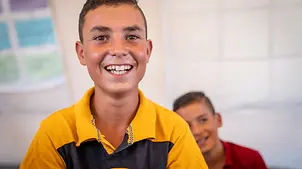 Fawaz (12) | © UNICEF/Herwig Jordanien: Portrait von Fawaz (12), ein syrischer Flüchtlingsjunge