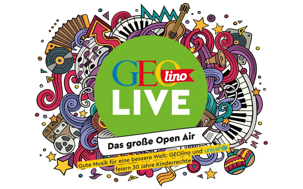 GEOlino und UNICEF feiern zusammen 30 Jahre Kinderrechte | © GEOlino Das große GEOlino Open Air Festival