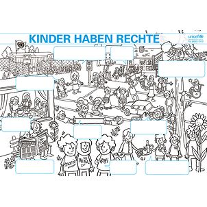 Ausmalbild_Kinderrechte-Poster-ohneText_2019_A4_sw