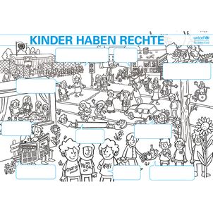 Ausmalbild_Kinderrechte-Poster-ohneText_2019_A4_sw