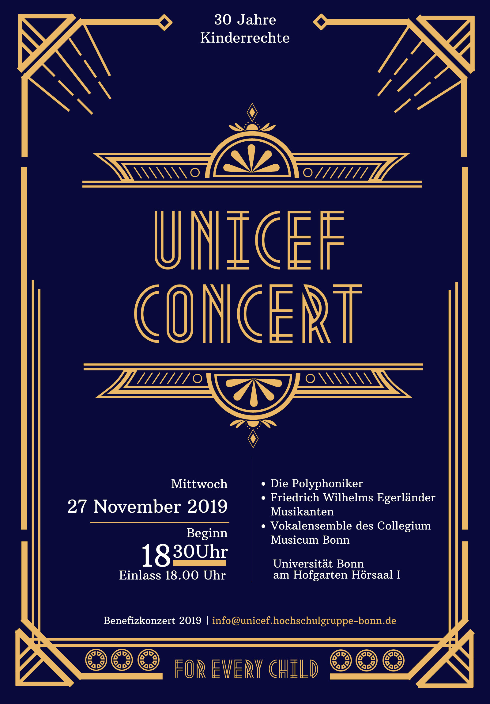 Flyer Front Benefizkonzert