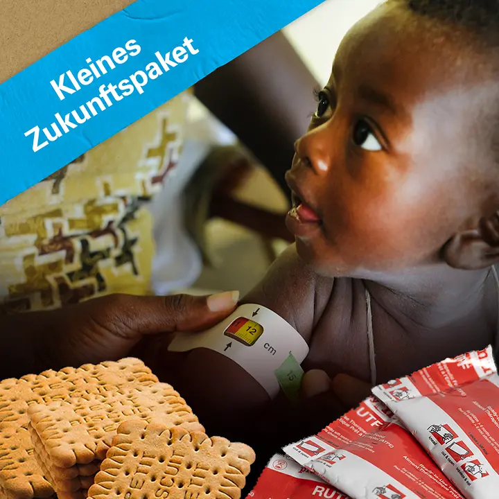 Spenden Sie Zukunft mit dem kleinen Zukunftspaket Spenden Sie Zukunft mit dem kleinen Zukunftspaket